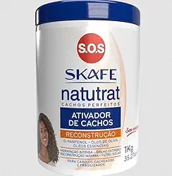 Ativador De Cachos Reconstrução Natutrat Sos 1Kg, Skafe