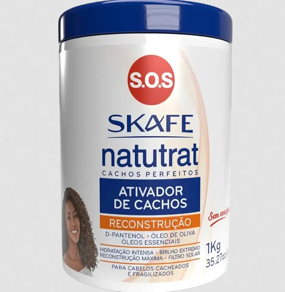 Skafe Ativador De Cachos Reconstrução Natutrat Sos 1Kg