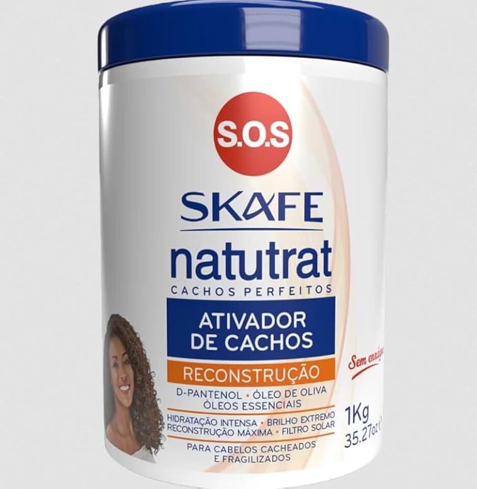 Skafe Ativador De Cachos Reconstrução Natutrat Sos 1Kg