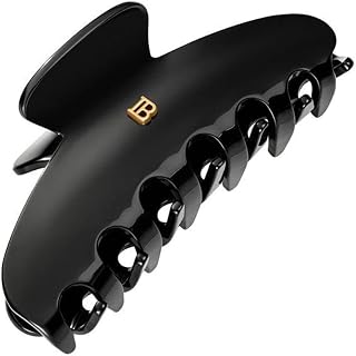 Cellulose Acetate Pince a Cheveux Large - Black by Balmain Hair Couture for Women - 1 Pc Hair Clip