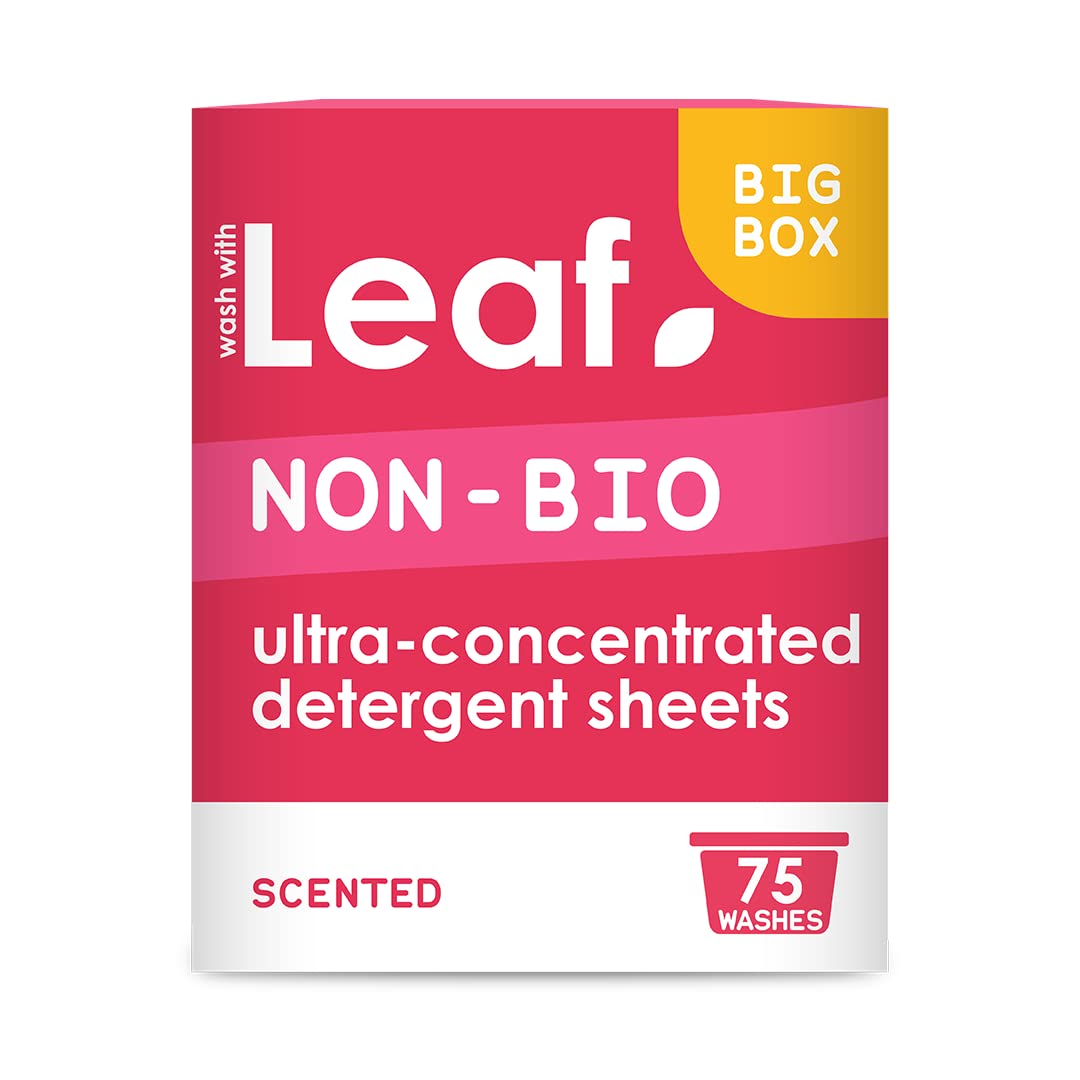 Non-Bio Scented Laundry Detergent Sheets | Ultra Concentrated Detergent Strips | Plastic Free, Zero Waste, No Mess | Easier Alternative to Capsules, Pods & Liquid Washing Detergents | 75 Washes
