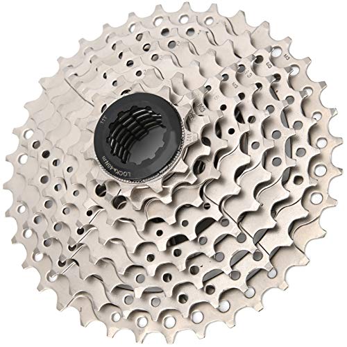 equlup Bike Cassette, 8 Speed Freewheel Bicycle 11?36T Cassette Flywheel Mountain Road Bike Freewheel Replacement Accessories for SRAM