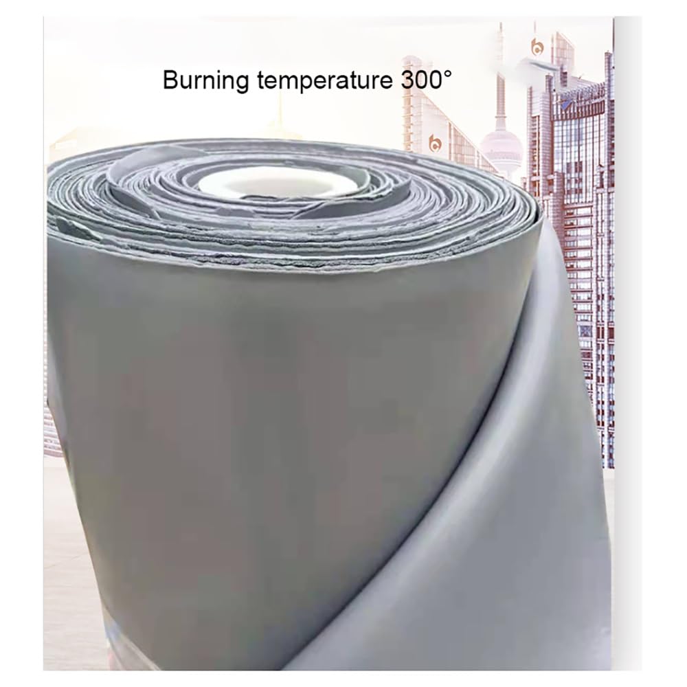 Manta ignifuga, Paño De Silicona Manta De Soldadura, Fibra De Vidrio Cobija Extintora, Usado Para Protección Contra Chispas, Sitio De Construcción, Renovación, Prevenir Soldadura Quemar(Gray,1MX1MX0.2