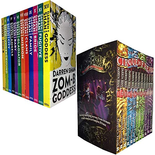 Zom-B and Cirque du Freak Series 24 Books Collection Set by Darren Shan