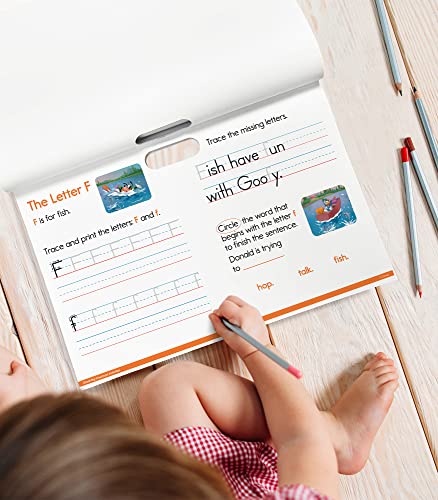 Disney Learning Great Big Preschool Activities--Large Math and Phonics Activity Book, Letters, Shapes, Patterns, and Number Sense Practice With Reward Stickers, Ages 3+ (128 pgs) - Image 5