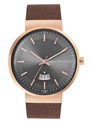 French Connection Spring-Summer 2023 Analog Gun Dial Mens Watch-FCP42BRM (B0C6GXWRQY) Amazon Price History, Amazon Price Tracker