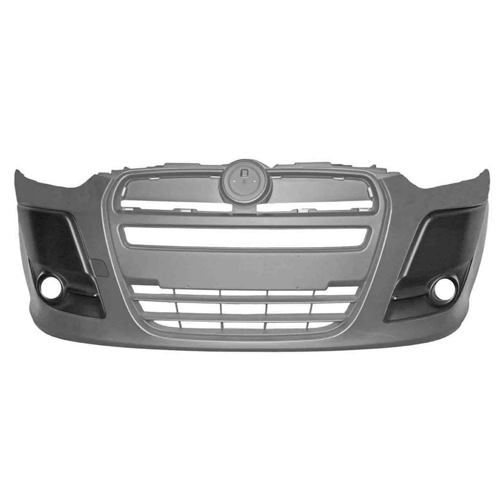 Paraurti Anteriore Con Primer Compatibile Per Doblo Cargo 2010-2024 | Con Sede Fendinebbia, Codice Originale 735525453