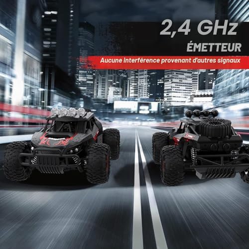 Voiture télécommandée de course pour explorer les parcs et terrains extérieurs