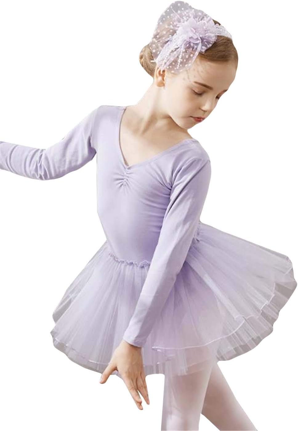 ショッフェ 子供バレー練習服 バレーダンス服 演出服 バレエレオタード 子供服 可愛い キッズ ダンス衣装 練習着 ワンピースドレス 発表会 入学式 七五三 入園式 バレエ