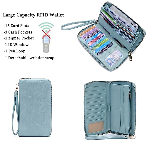Image of Women Large Crossbody Bags Ladies Satchel Shoulder Handbags Purse and Wallet Set for Women Totes Hobo Purses