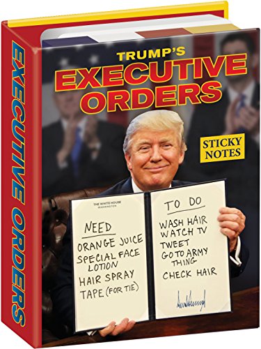 Donald Trump's Executive Orders Sticky Notes Booklet