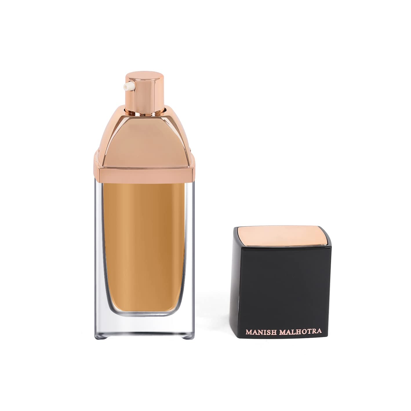 MyGlamm Manish Malhotra Beauty Skin Awakening Foundation Cream Form- Sun Beige - 34gm | For Medium & Dark Skin | With Vitamin C, Long Lasting, Medium to High Coverage