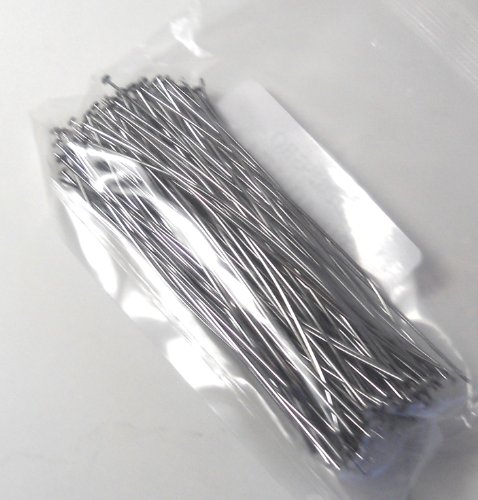 144 Head Pins .029dia X 3 Inch Black Oxide Plating Over Brass Standard 21 Gauge Wire Beadsmith Headpins