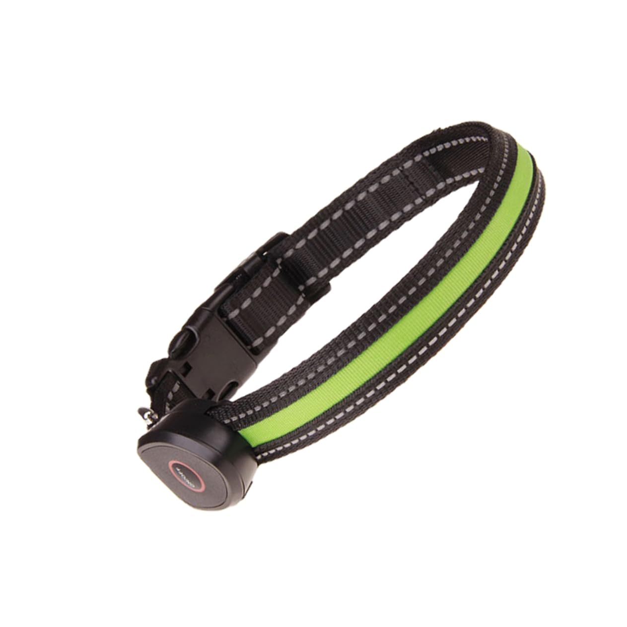 Beavorty Collier de Sécurité pour Chien Lot de 3 Pièces Lumières LED Réglables Rechargeables Vert Taille