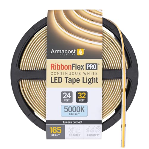 Image of Armacost Lighting RibbonFlex Pro COB, 24V, 5000K, 165 Lumens /Ft, IP20, 10M 171450