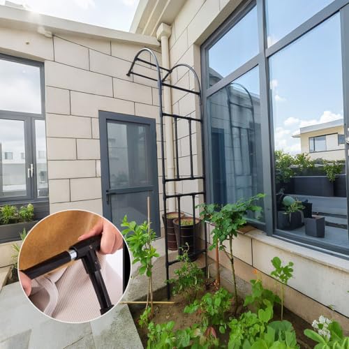 Arche de jardin robuste pour plantes grimpantes, design extérieur durable - 6
