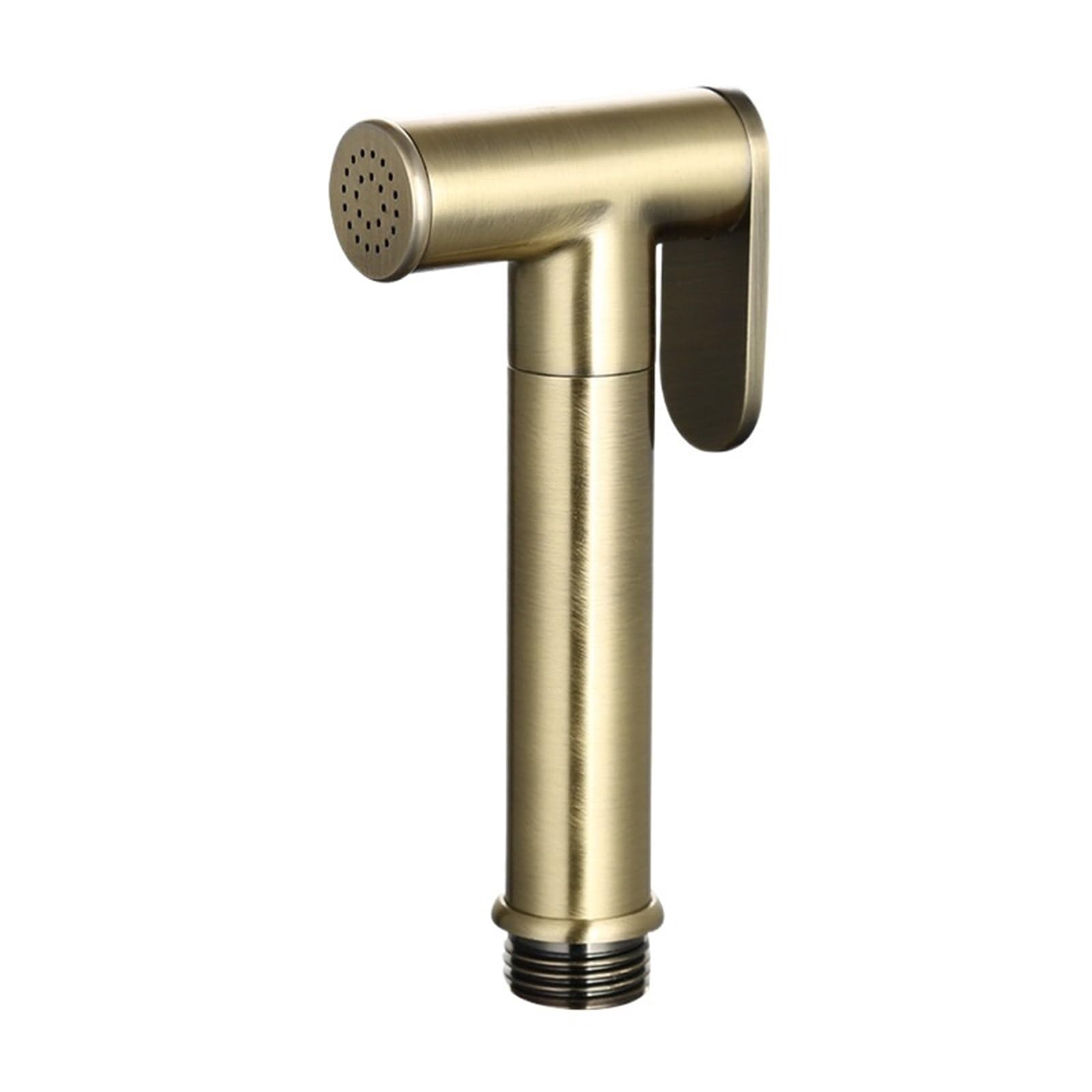 ZYCHSJXA Antique Bronze Brass Handheld Bidet Spray Shower Set Copper Sprayer Lanos Toilet Faucet Lavatory BD123(Only a)