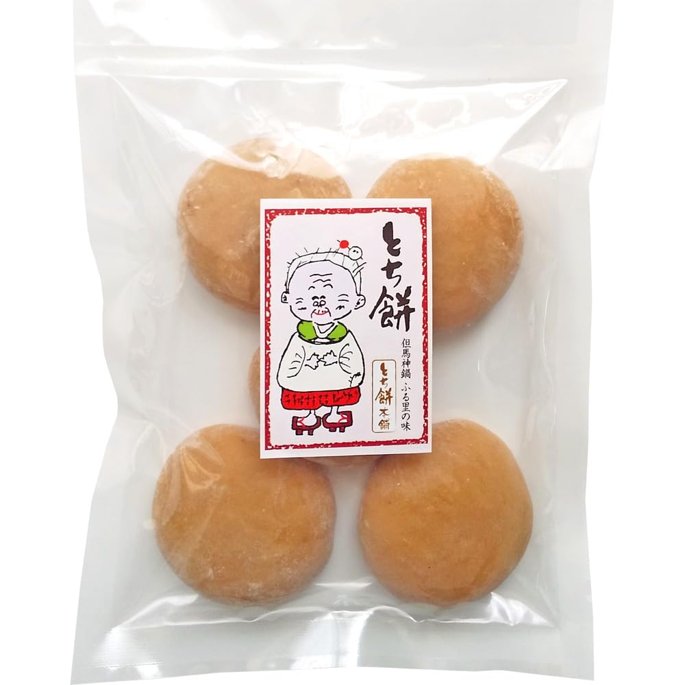 Amazon.co.jp: とち餅 餡なし（5個入り）入り とち餅本舗 国産栃の実