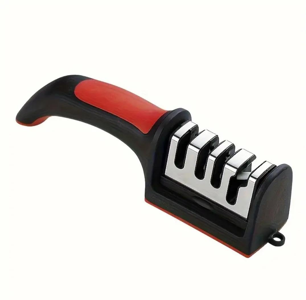 Multi-functional Professional 4-Stage Knife Sharpener with Tungsten Steel and Ceramic Stones