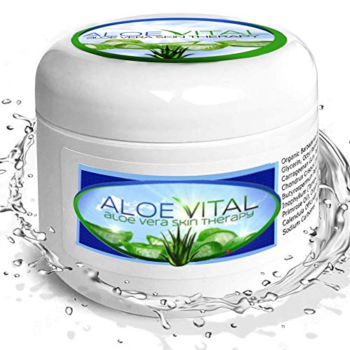 ALOE VITAL- ALOE VERA CREAM-FACE AND BODY MOISTURIZING CREAM FOR AGING,OILY, DRY OR DAMAGED SKIN-PROVEN EFFECTIVE FOR EC