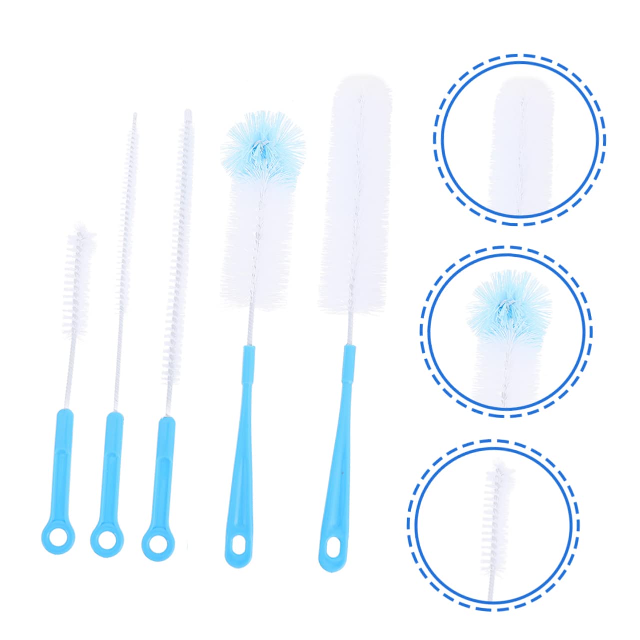 15stücke Teiliges Babyflaschen-reinigungsbürsten Effektive Für Babyflaschen Milchflaschen Und Trinkhalme Praktisch Und Vielseitig Für Täglichen Gebrauch