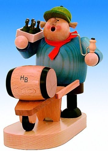 Miniatura 2 de KWO barril de cerveza cartero alemán para quemar incienso (