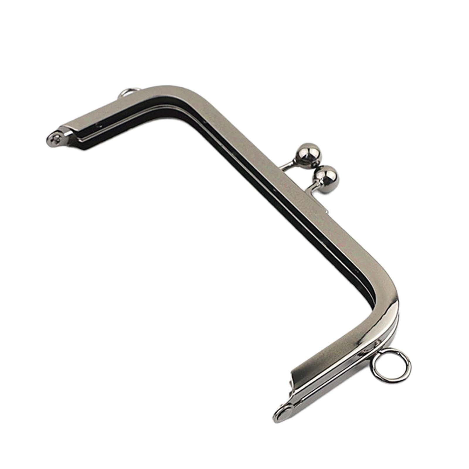 ECOMISTIQ Metal Purse Frame Women Clasp Lock for DIY Craft Clutch Making Bag Dark Gray|Crafts | Sewing | Foundations & Undergarments | Purse Handles, Frames & Feet|-image-34