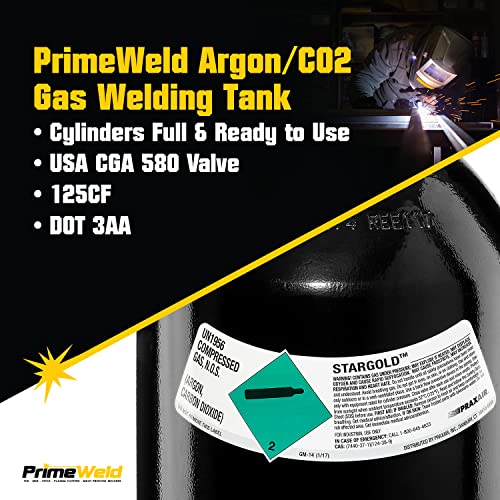 PrimeWeld 75% Argon 25% CO2 125CF