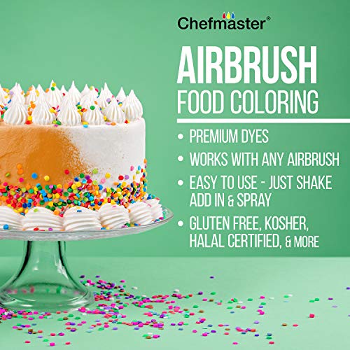 Chefmaster Airbrush Spray Food Color, 9-Ounce, Royal Blue - Thumbnail 3