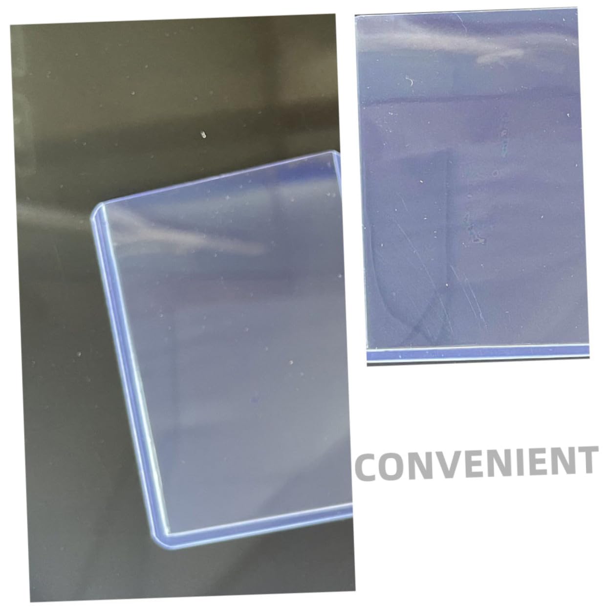 Toddmomy Fundas Protectoras para Cartas de Juego Estándar 35pt Transparentes, 100 Unidades, para Coleccionistas y Almacenamiento Seguro de Tarjetas Deportivas