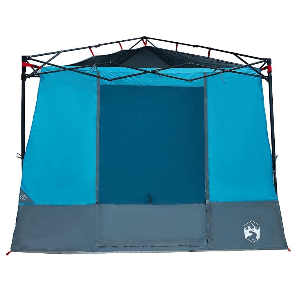 Innenzelt mit Dach aus TAFT Grün x x mit E-Port und Lichtaufhänger für Camping, Outdoor, Garten, Winddicht, leicht, mit Moskitonetz, inklusive Heringe und Tragetasche