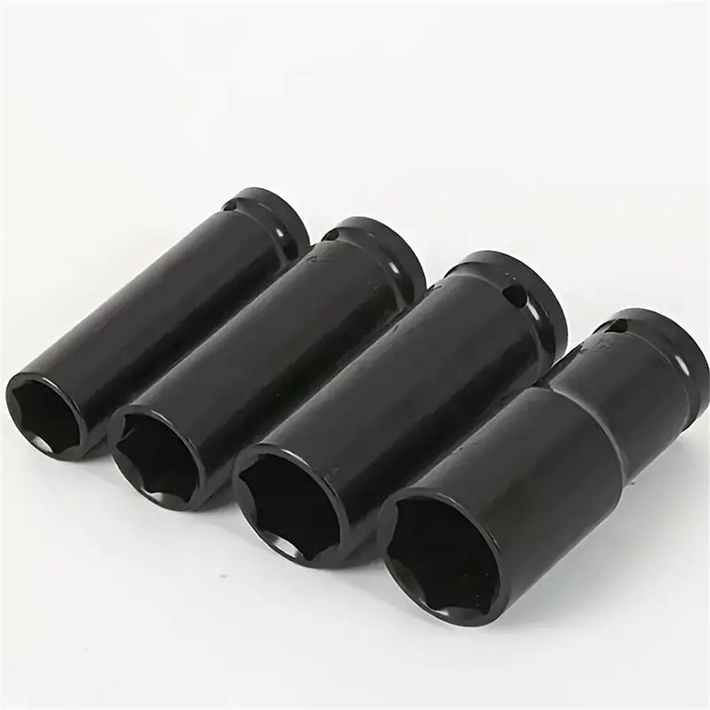 VIDOO 10szt Stal Węglowa 1/2 Cala Elektryczny Adapter Nasadek Zestaw 8-24mm Polerowane do Kluczy Udarowych Wysoka Trwałość