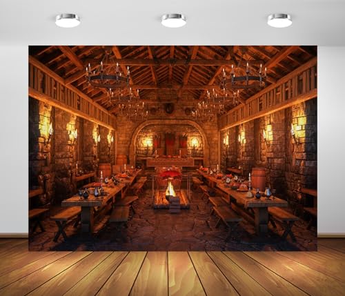 Fondo Fotográfico Medieval 15x8ft BELECO miniatura 1