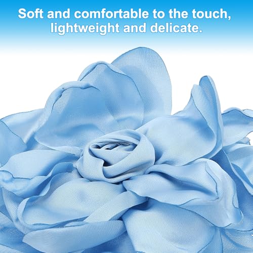 Image of PATIKIL Rose Flower Hair Clips, Fabric Brooch Pins for Women Wedding Party Dance Dress Clothes Accessories Valentine's Day Gifts