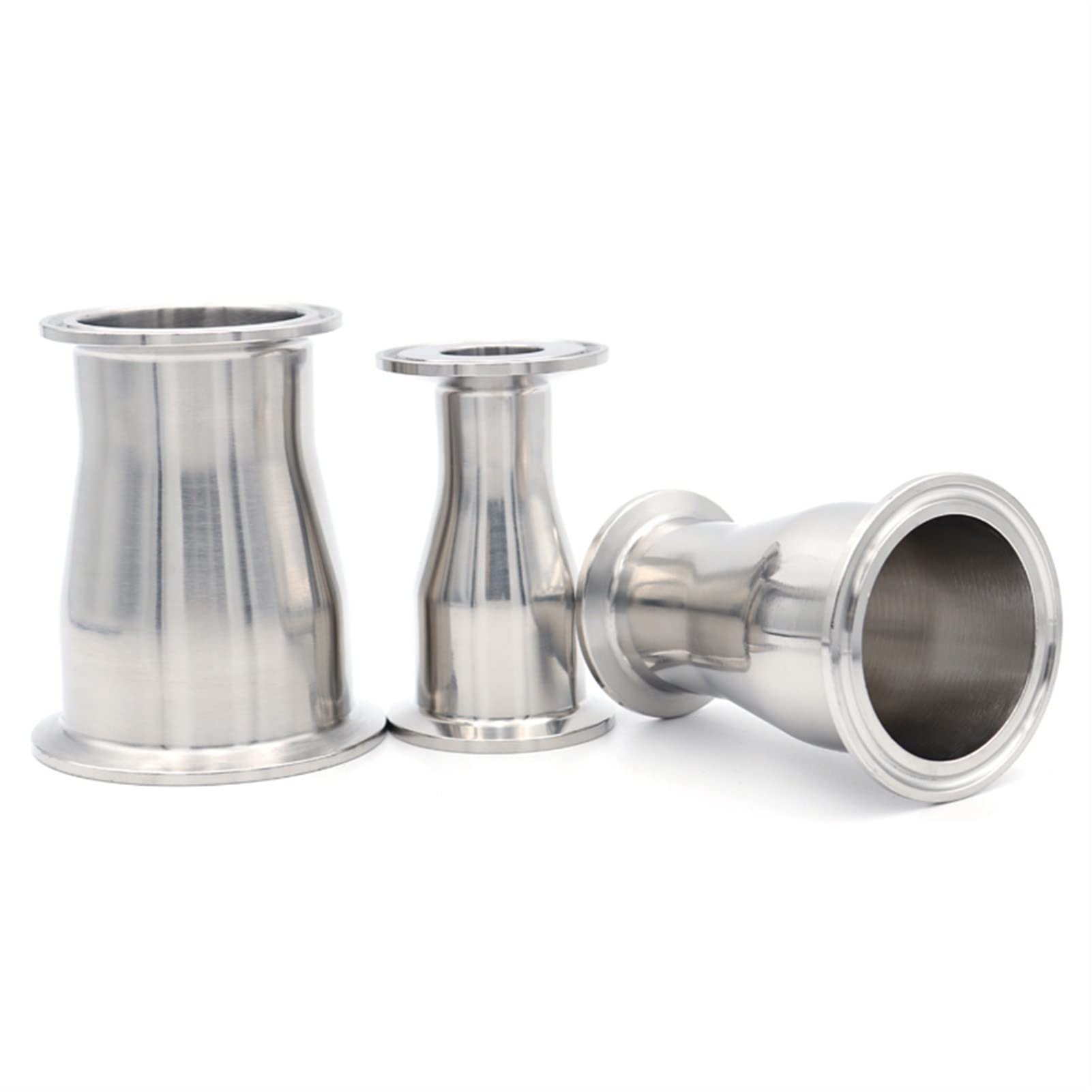 Tri Clamp reducer SUS304 Sanitary Stainless Steel Pipe Fittings 1.5-4