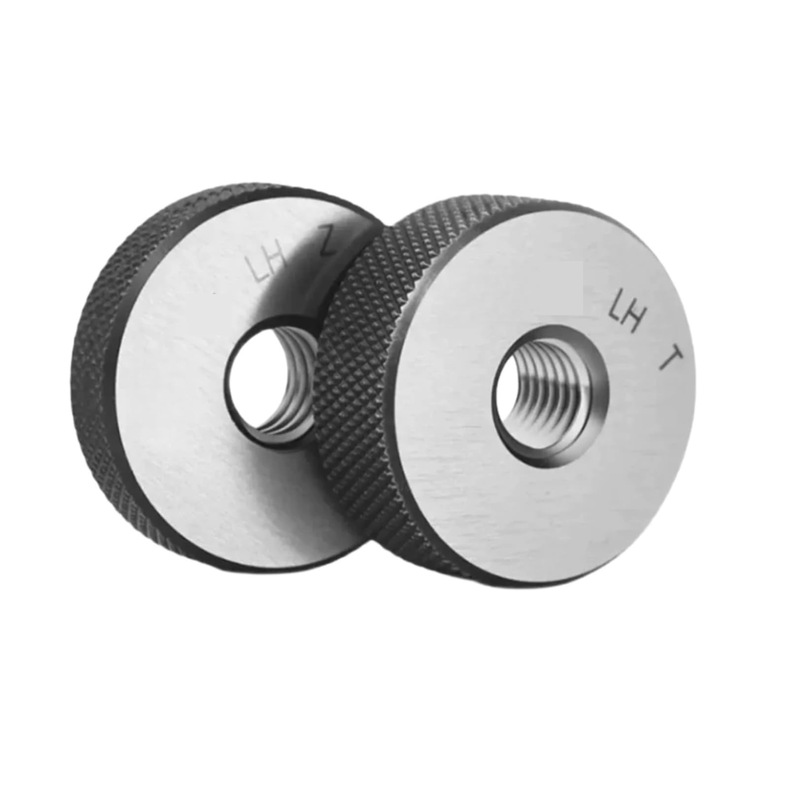 HKEJSJWA 2pcs/set 6h Left Hand Thread Ring Gauge, M8X1.25 6h, M8X1 6h, M8X0.75 6h, M8X0.5 6h, M9X1.25 6h, M9X1 6h, M9X0.75 6h, M9X0.5 6h LH Measure Tool(M9*1 6h)