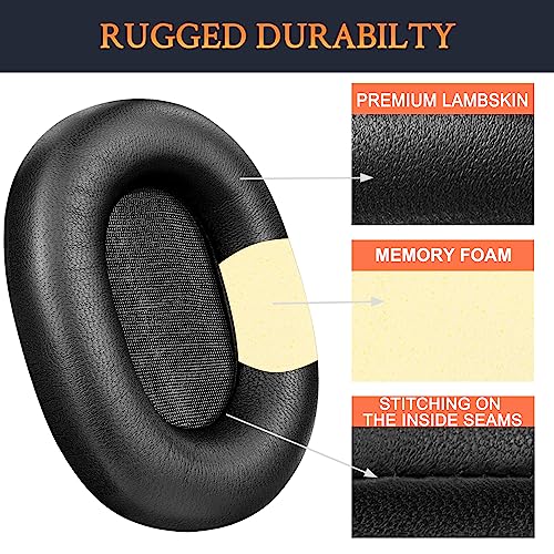 SOULWIT Lambskin Replacement Earpads for Sony WH-1000XM5 (WH1000XM5) Noise Canceling Headphones - Image 3