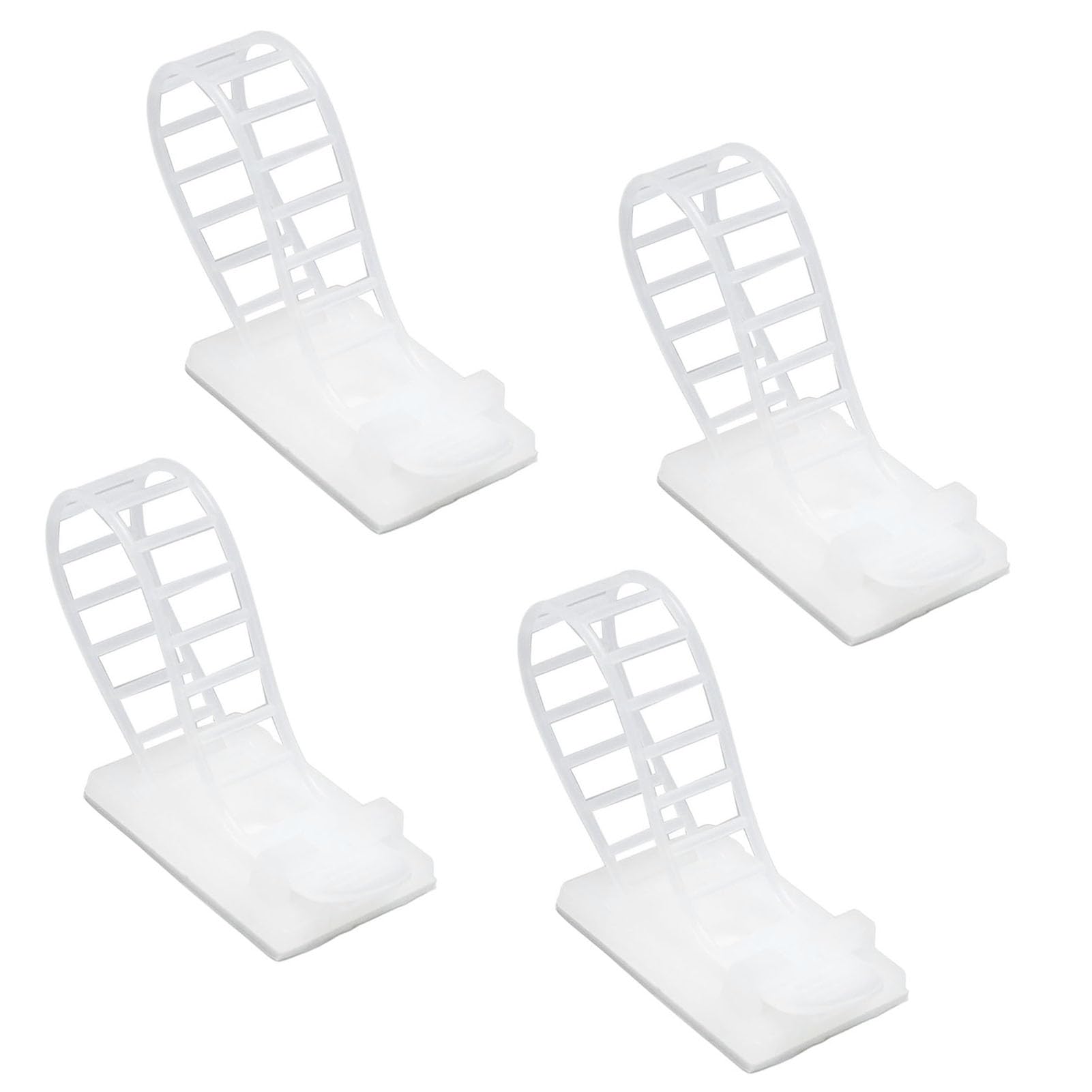 BTSEURY Fixing Strap, 24 Pcs Garland Hangers, Adjustable Length Self Adhesive Nylon Non Slip Xmas Garland Stocking Holder for Fireplaces Doors