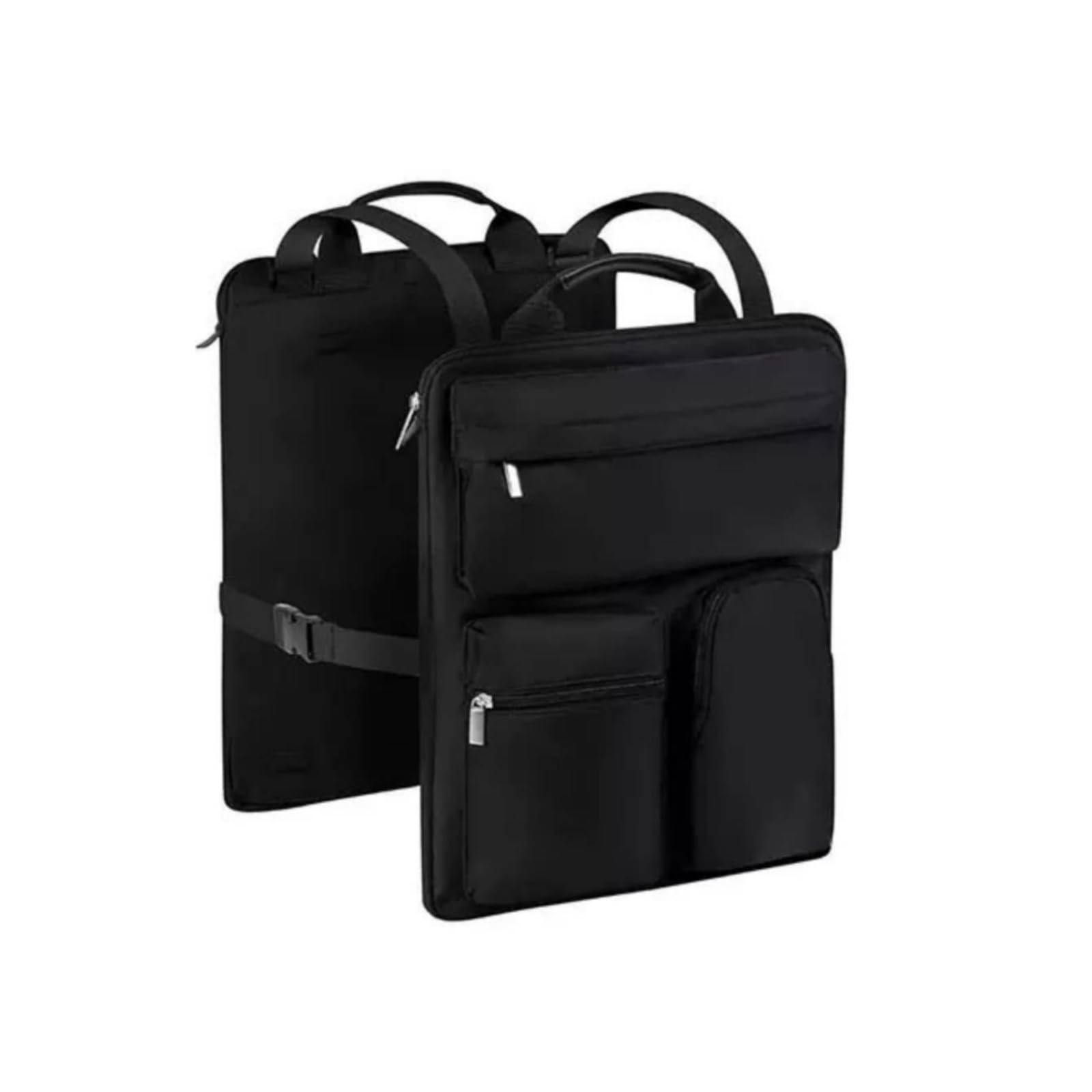 Organizador Equipaje con Correas Portátil Bolsa Organizadora Equipaje para Turistas, Vuelos, Negro