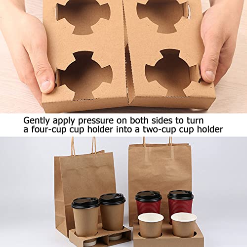 Portabicchieri da Asporto, 50 Pcs Portabicchieri