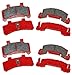 2-Pack Kodiak 10" to 12" Disc Brake Caliper Ceramic Pads - 2 Axle Kit (4 wheels)