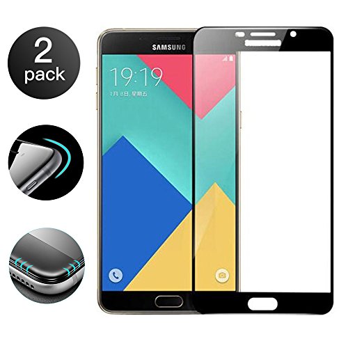 95Street [2 Unidades] Samsung Galaxy J7 2016/J710 Protector Pantalla[Cobertura Completa], Samsung Galaxy J7 2016/J710 Cristal Vidrio Templado 9H Tempered Glass para Samsung Galaxy J7 2016/J710