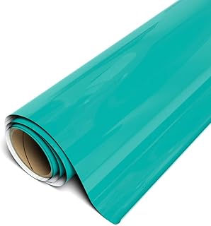 Siser EasyPSV Starling by Avery Dennison 12"x1yd (Aqua) - Permanent Adhesive Vinyl, Dishwasher Safe, for Indoor & Outdoor Applications - for Use with Siser, Cricut & Silhouette Cutters