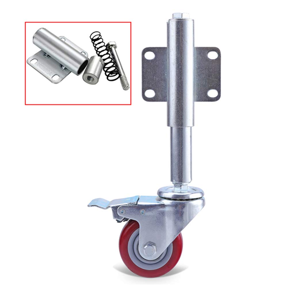 Buy GaoTP Heavy Duty SpringLoaded Gate Casters, Swivel Casters