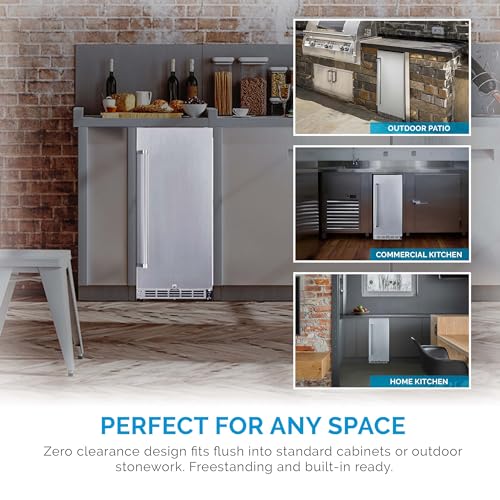 Newair NCR032SS00 15 Inch Commercial Beverage Refrigerator thumb #2