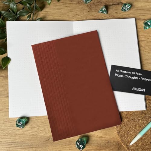 Image of Record Note Book, Copper | A5 - Dotted Grid Pages | 96 Pages - 100GSM Pages with Soft Cover | Ideal for Office, College, School, Journaling, Meeting & More
