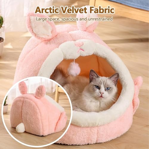 Niche pour chat haut de gamme lit confortable d'intérieur