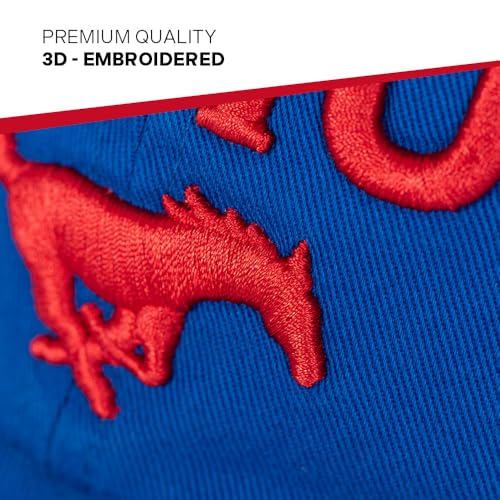 Gorra bordada ajustable Southern Methodist University miniatura 3
