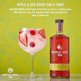 Whitley Neill Apple & Red Berries Gin 70cl Whitley Neill Apple & Red Berries Gin 70cl