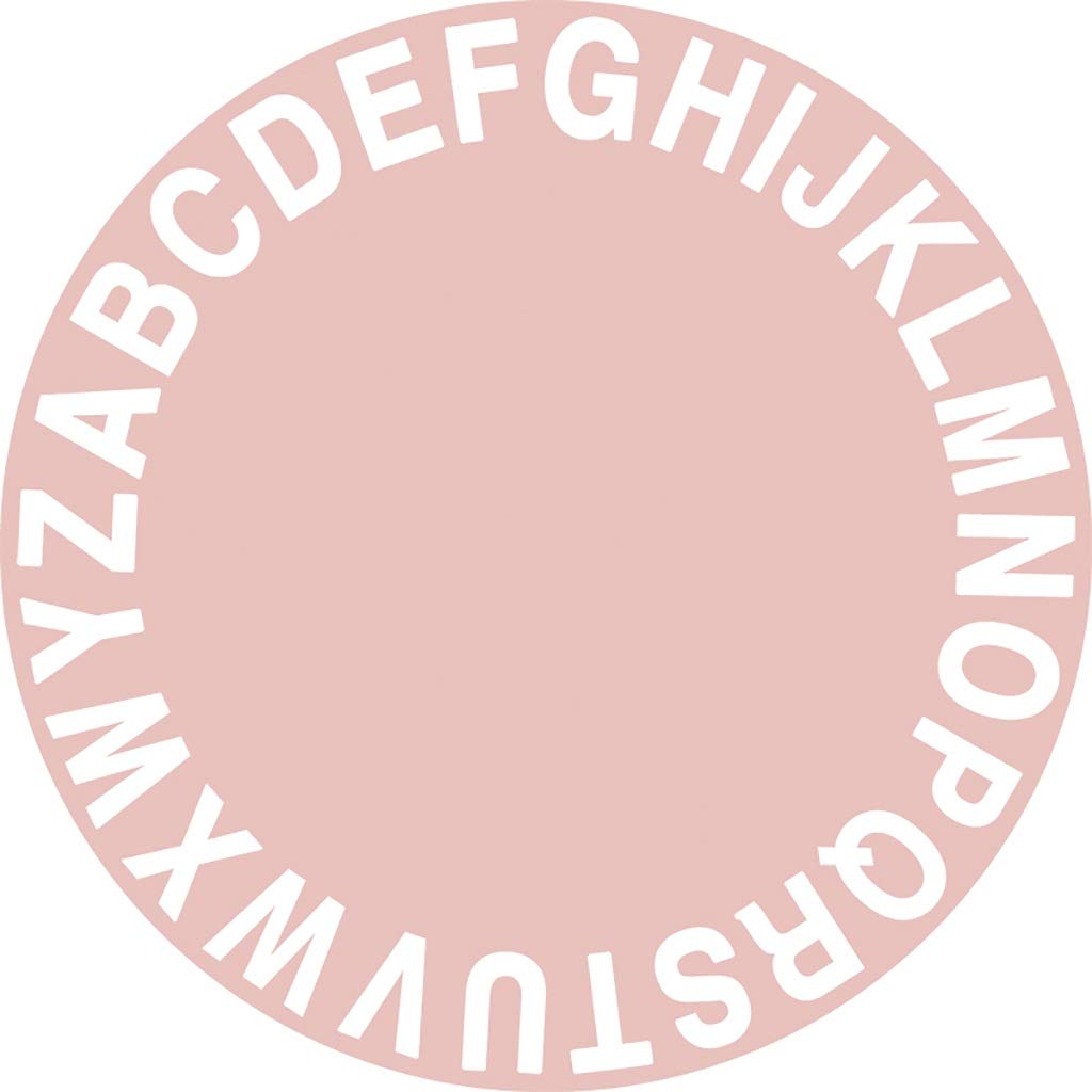 Okrągłe dywaniki dziecięce, okrągłe, dla dzieci, do sypialni, na Boże Narodzenie, 3 kolory (kolor : różowy, rozmiar: średnica 100 cm)